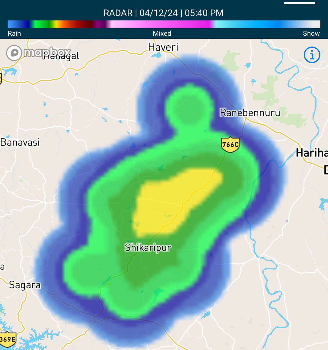 Intense storm in Shikaripura - Hirekeruru belt 🌧️⛈️
#KarnatakaRains