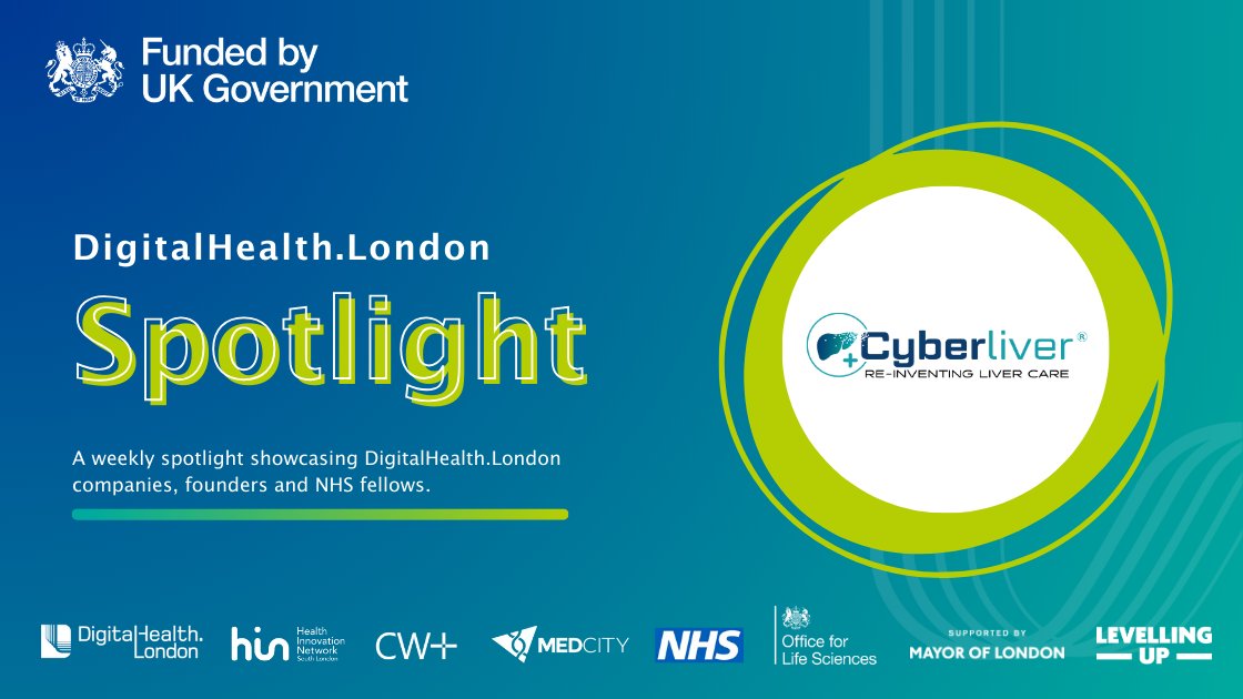 It's time to shine the #DHLSpotlight! 🌟 Every week, we shine a spotlight on one of our companies, founders, or #NHS fellows. Today, to commemorate #WorldLiverDay, we are excited to feature current #DHLAccelerator company @CyberLiver. Find out more: digitalhealth.london/digitalhealth-…