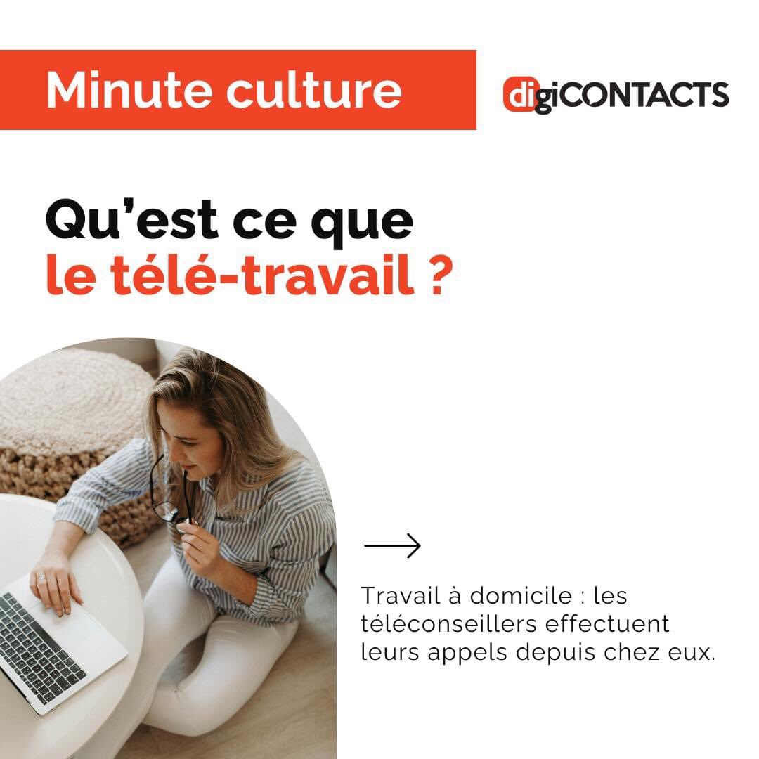 digicontacts's tweet photo. Minute Culture: Découvrez le "Télétravail" 🏡🌐 Travailler de chez soi devient la norme. Flexibilité, efficacité et équilibre vie pro-perso sont les avantages de ce modèle, transformant le monde du travail. #teletravail #travailadomicile https://t.co/w47Sg62DKj