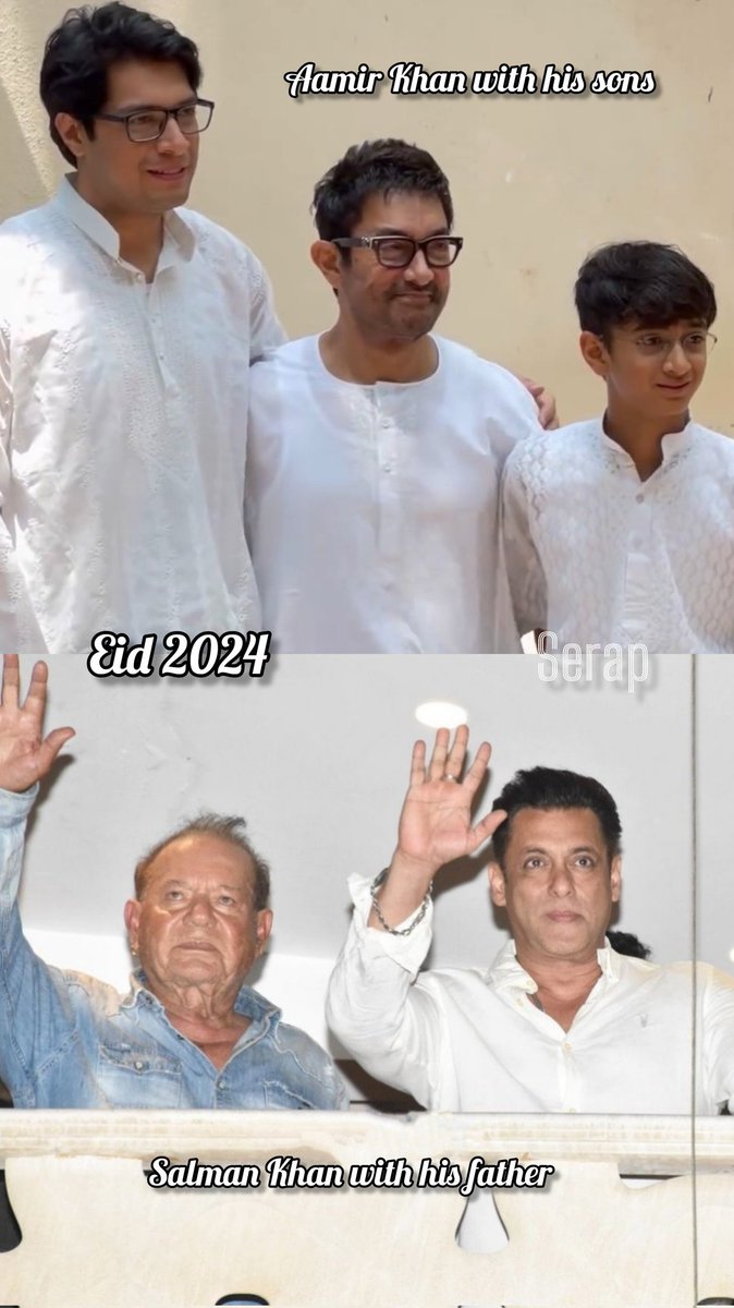 #EidMubarak 🌙🤍
#AamirKhan #SalmanKhan 😍

#SalimKhan #JunaidKhan #AzadKhan