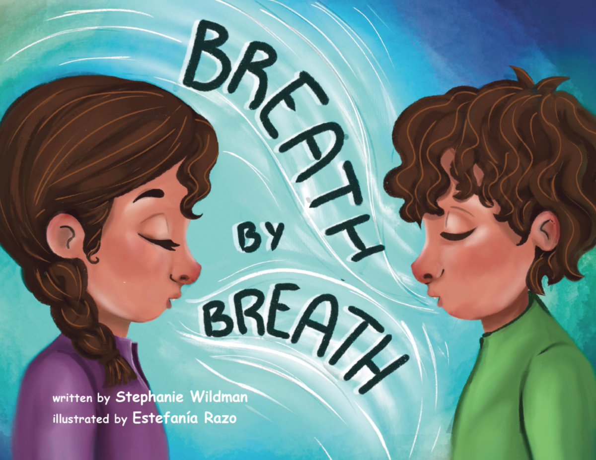 Giveaway for Breath by Breath, illo. @AgmisR, up today in KidLit 411