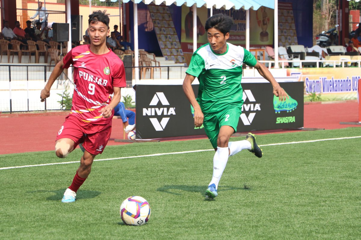 IndianFootball's tweet photo. Uttarakhand's young guns fire up the pitch, securing a 3-1 triumph over Punjab in the Men's U20 NFC! 🔥🤩

#IndianFootball ⚽️ https://t.co/oXiEf0Luho