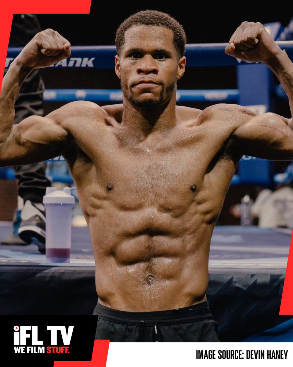 💪🏾 @Realdevinhaney in serious shape just over a week out from his world title clash with Ryan Garcia. Are you backing the reigning champ to successfully defend his title for the first time? 👀 #HaneyGarcia | #BoxingHype | #BoxingNews
