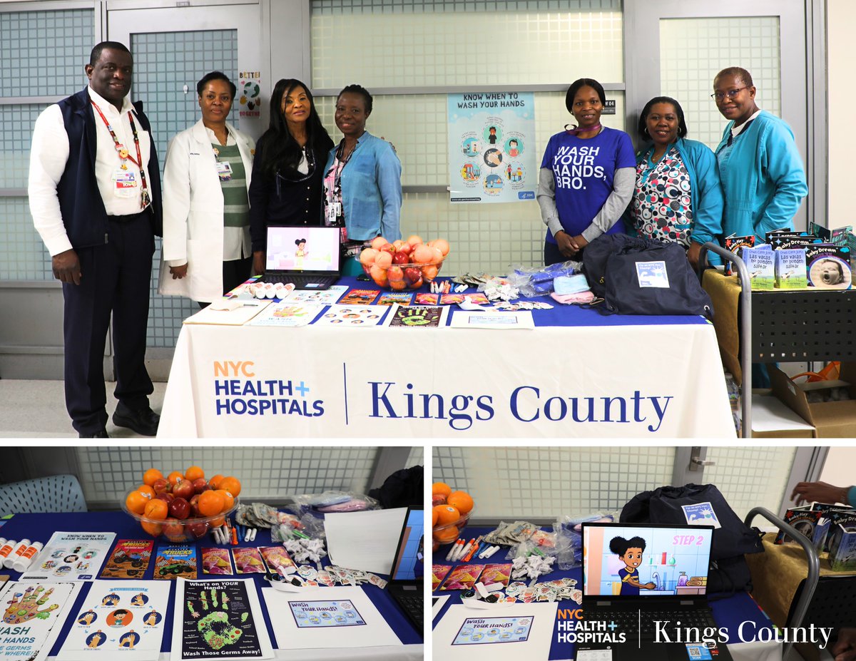 #ICYMI Our outpatient Pediatrics team held a tabling event geared towards educating children on the importance of hand hygiene! Thank you to all who attended and contributed to promoting a healthier community through better hand hygiene practices! 🖐🏽 #WeAreKings