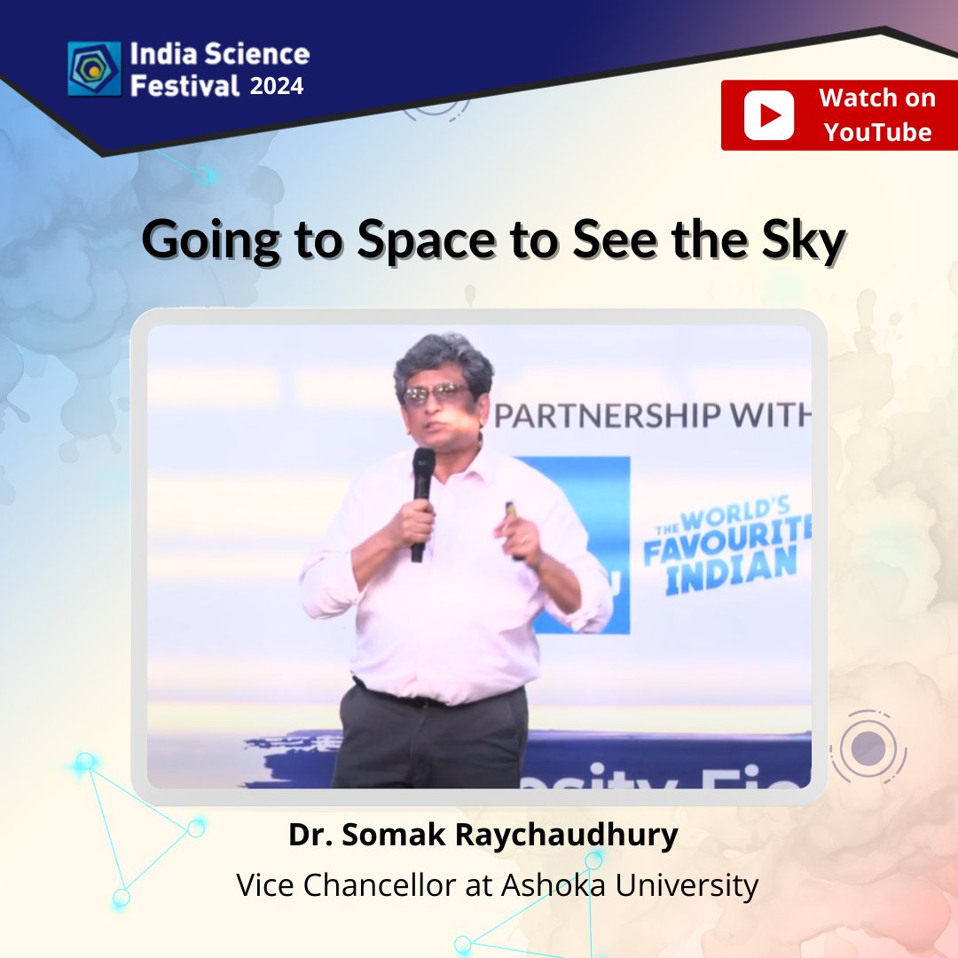 Watch Dr Somak Raychaudhury (@somakrc) talk about his groundbreaking contributions to Cosmology and Astrophysics. Notably, the Saraswati Supercluster, building the Chandra X-Ray Observatory at the @CenterForAstro, leading @IUCAAstro, the TMT & LIGO-India 👉youtube.com/watch?v=GN9hCW…