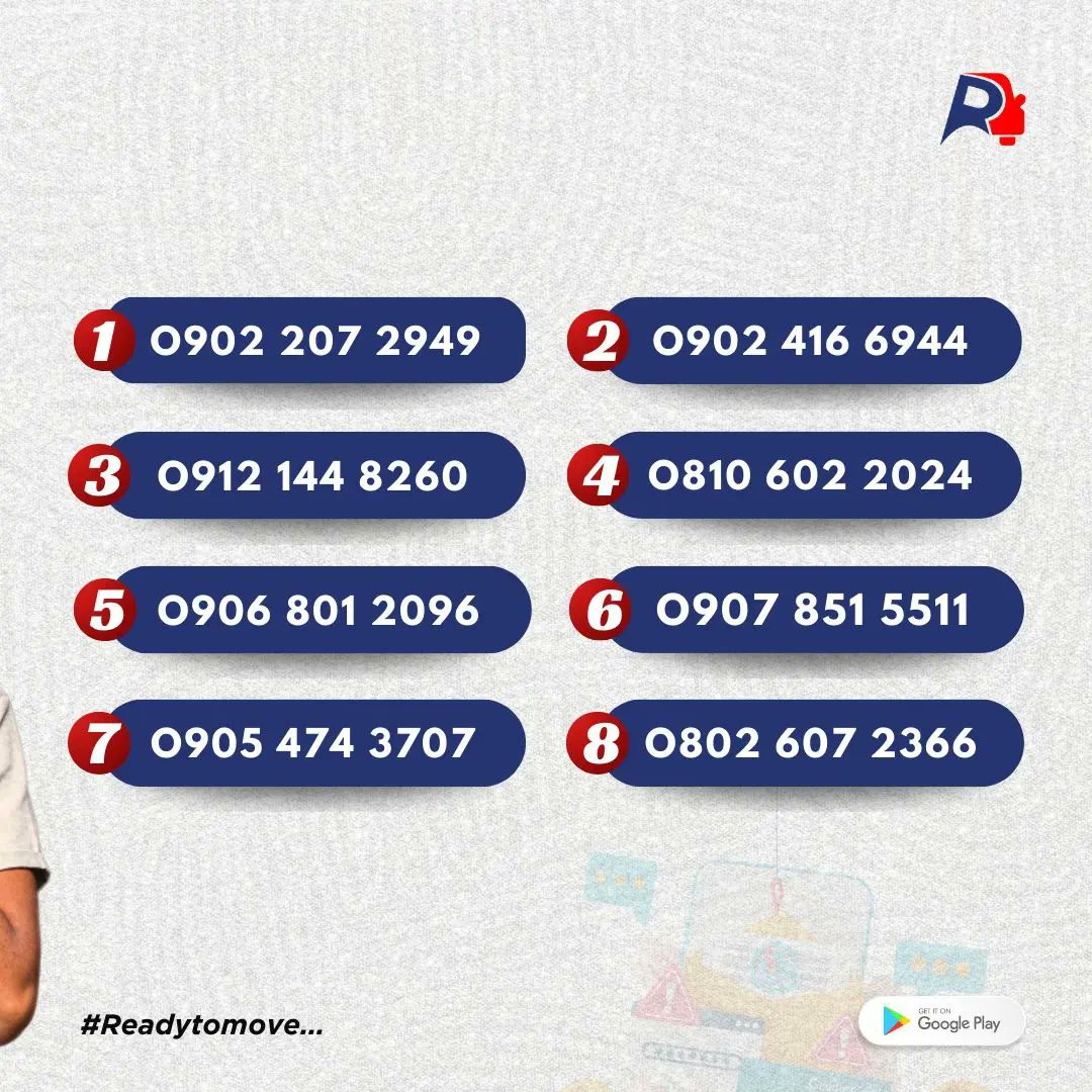 PLEASE BE AWARE! ⚠️

Your safety is priority to us, it is therefore pertinent to note that our authorized numbers are listed in the next slide. 

We care 🤗

#readycars #carhire #businessclass #carrentalinakure #readytomove #carrentalinlagos #carrentalinibadan #carrentalinosogbo