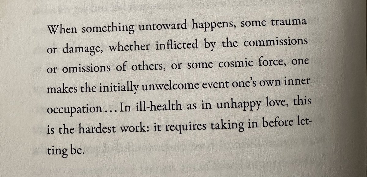 The hardest work: taking in before letting be. From who else but Gillian Rose.