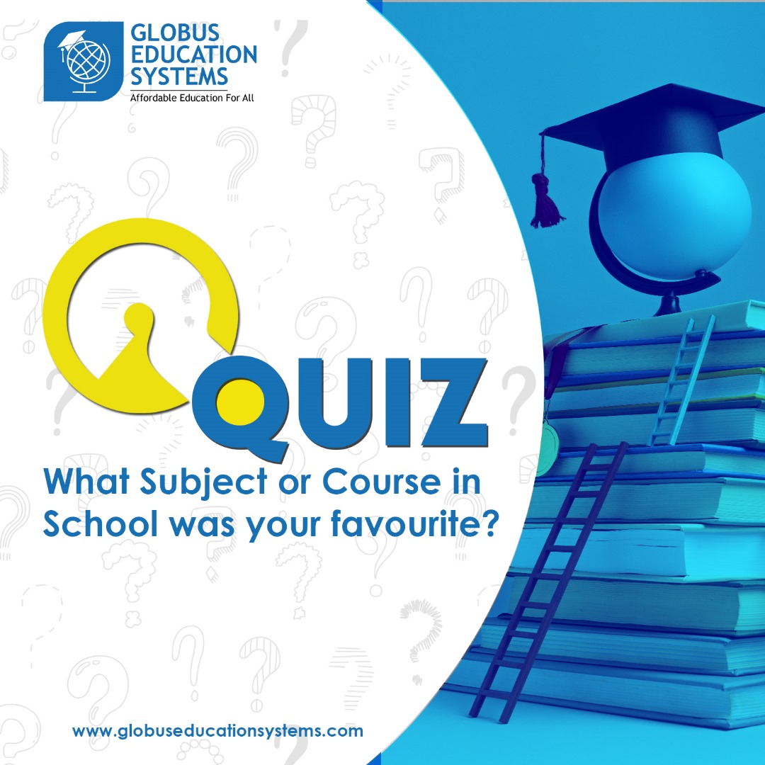 Show off your expertise and tag a friend to join the fun! Let's see who reigns supreme as the subject champion! 

 #QuizTime #FavoriteSubject #TestYourKnowledge #SubjectPro #ChallengeAccepted #GlobusEduSystems