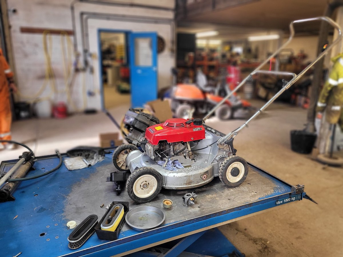 Lawnmower repair and service at Ermin Plant. If you find that your mower needs assistance after a long winter pop it into us and we will get it back up together.