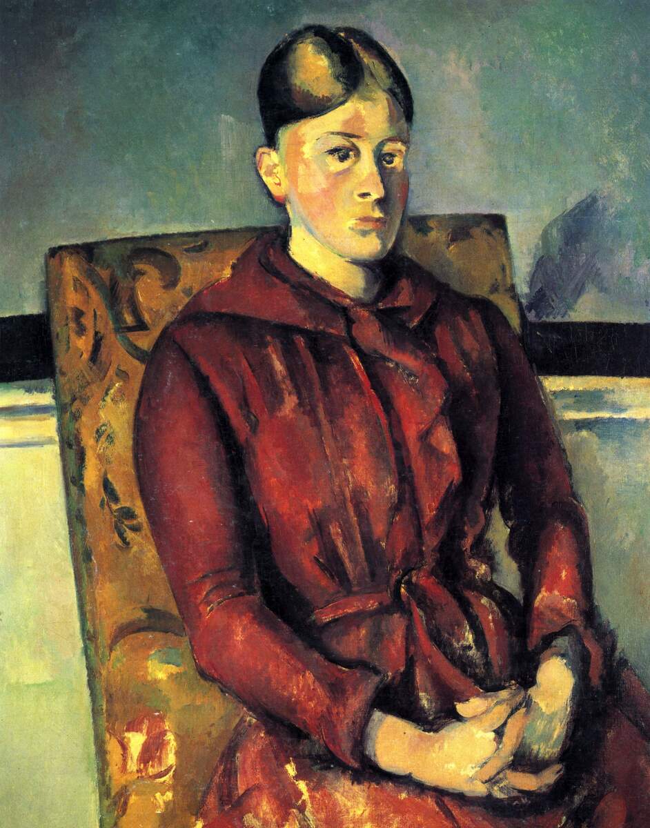 Madame Cezanne with a Yellow Armchair, 1890 botfrens.com/collections/43…