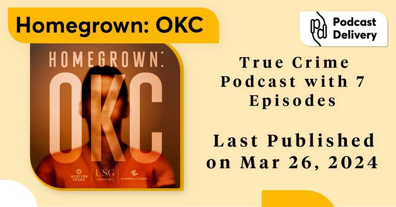 Unearth the grim tales of domestic terrorism with Homegrown: OKC. Discover the story behind Timothy McVeigh, the Oklahoma City Bombing & how it echoes the right-wing extremism in America today. Delve into the past with @JeffreyToobin to warn us about our future. #podcastdelivery