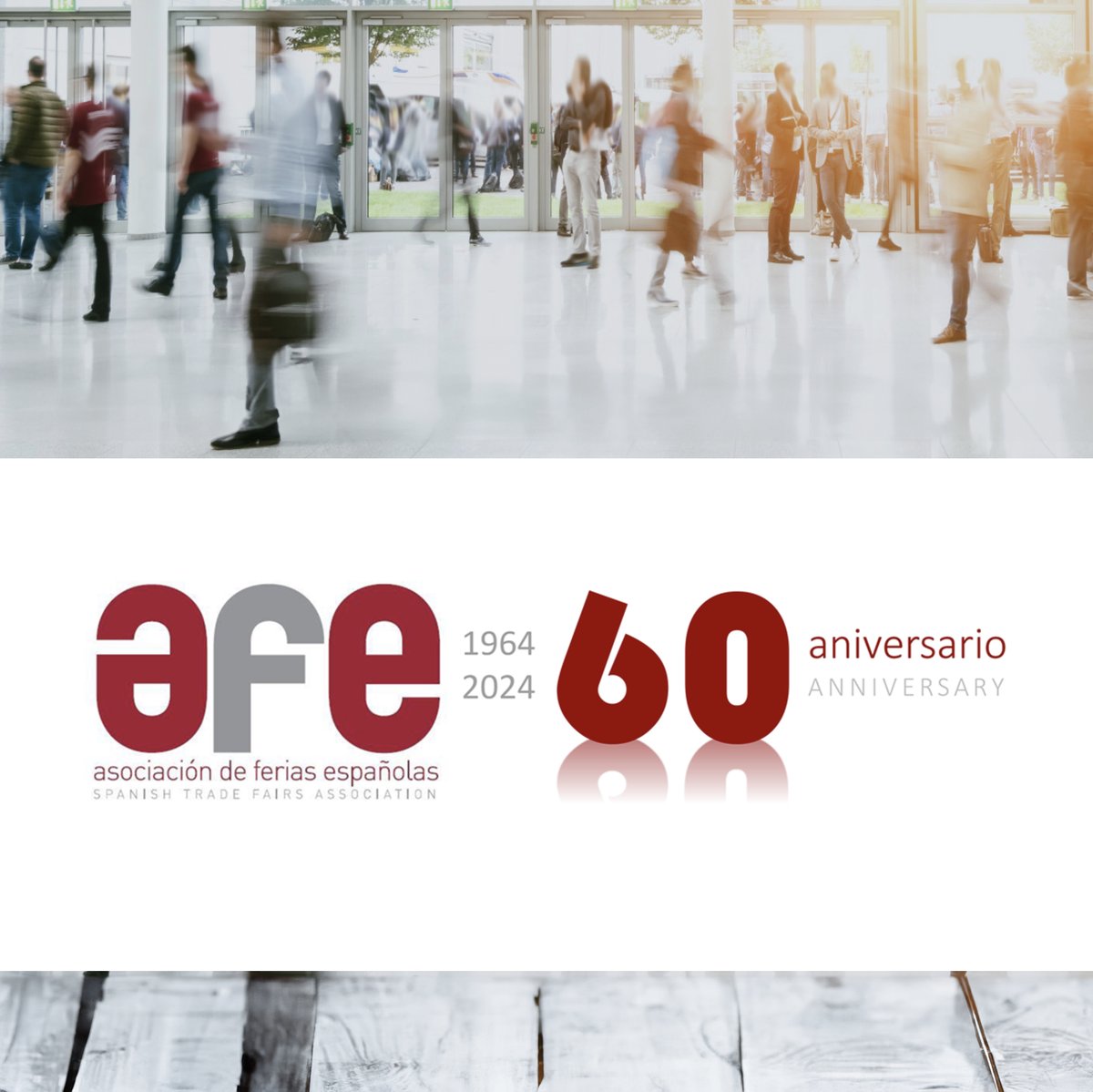 La @AsocFeriasEsp celebrará el 60º aniversario de su fundación el próximo 14 de mayo en Valencia. AFE agrupa actualmente a 34 socios, entre los que se incluyen los principales organizadores y proveedores feriales de España. ow.ly/ll1m50ReV9m