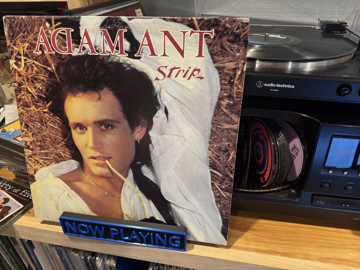 More Adam Ant pregaming… I think I made co-host Wayne lose his crap when I said I thought I liked “Strip” more than “Friend or Foe.” Let’s see if I stick by that assessment after this listen. Are you Team Wayne (Friend or Foe) or Team Ben (Strip)?