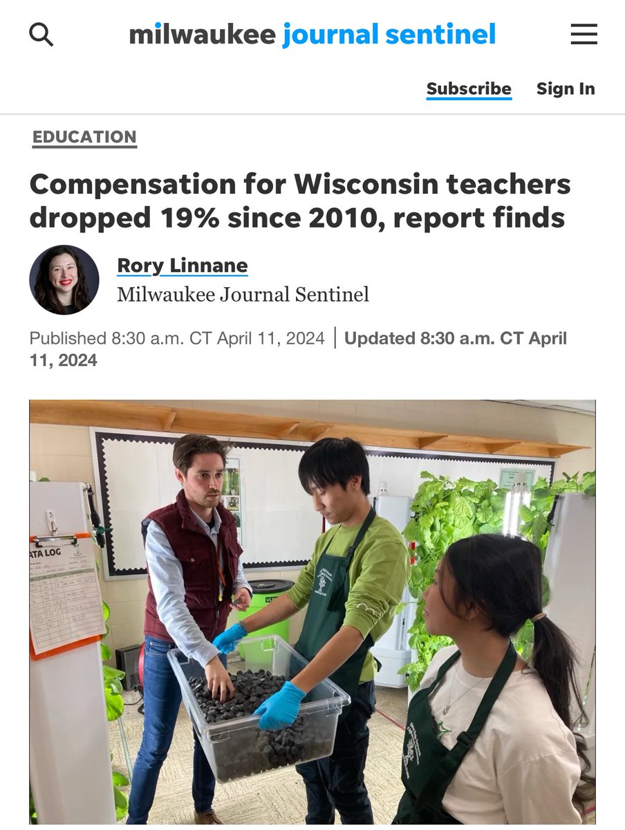 Teaching is the only career where we're constantly reminded that it's not about the money. The mantra is 'we're in it for the kids,' as if we should just expect to sacrifice a fair wage for our 'calling'. This news is a stark reminder of just how undervalued teachers are.