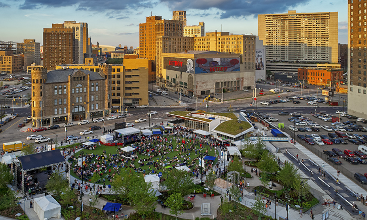 @beaconparkdet in downtown Detroit attracts nearly one million annual visitors according to Empowering Michigan – Powered by @DTE_Energy..

PC: Giffels Webster