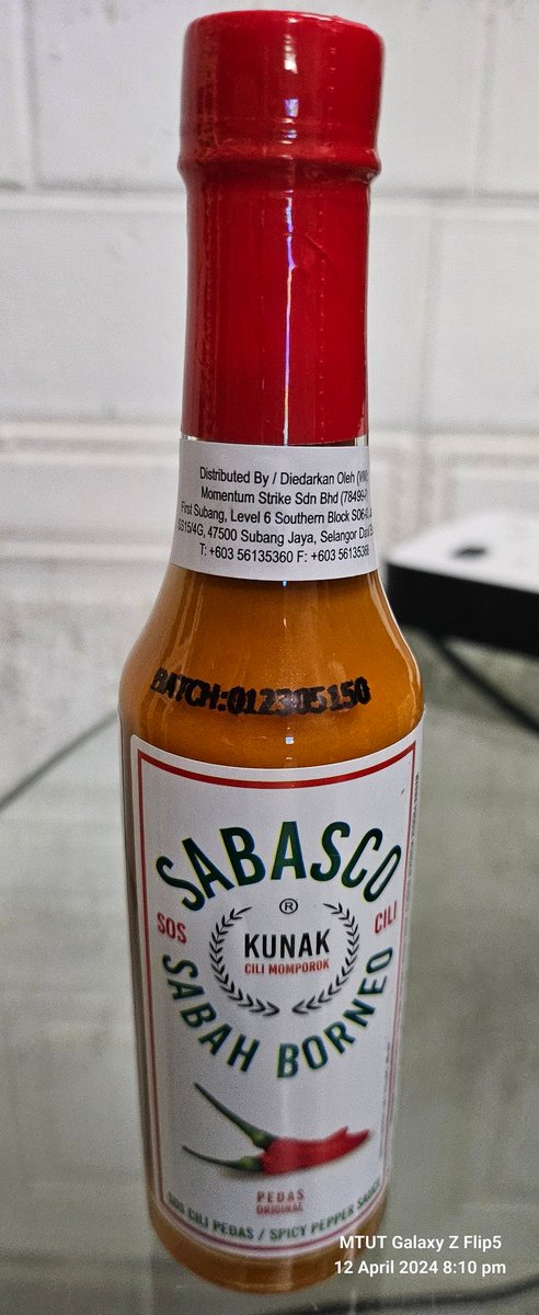 MTajulUrus Tajuddin (@mejirtajul) on Twitter photo Sekilas pandang, inda heran oku sbb familiar dgn Tabasco..๐.
Tp.., ada sbb krg puas ati, bepusing kapalak & ๐ fokusss~ kasi labii~h tajamm. Ehh, #SABASCO ๐ค.?!
Uiii naaa ko.. produk #SabahMajuJaya bhh kann <a href="/jayagrocer/">Jaya Grocer</a> #EmpireSbgJya .!!
@SabahanKinabalu
<a href="/SabahOnBorneo/">Sabah On Borneo</a> Sekilas pandang, inda heran oku sbb familiar dgn Tabasco..๐.
Tp.., ada sbb krg puas ati, bepusing kapalak & ๐ fokusss~ kasi labii~h tajamm. Ehh, #SABASCO ๐ค.?!
Uiii naaa ko.. produk #SabahMajuJaya bhh kann <a href="/jayagrocer/">Jaya Grocer</a> #EmpireSbgJya .!!
@SabahanKinabalu
<a href="/SabahOnBorneo/">Sabah On Borneo</a>