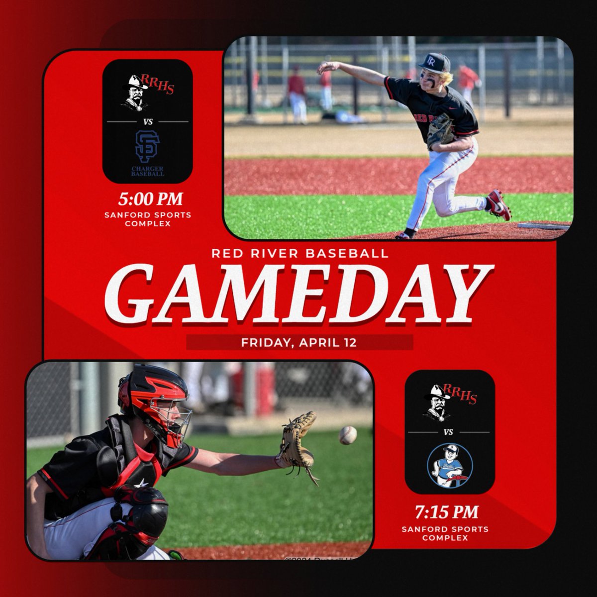 Riders Gameday! The Riders will play SF Christian at 5:00pm and Dell Rapids at 7:15pm. Both games will be played at Sanford Sports Complex in Sioux Falls, SD.