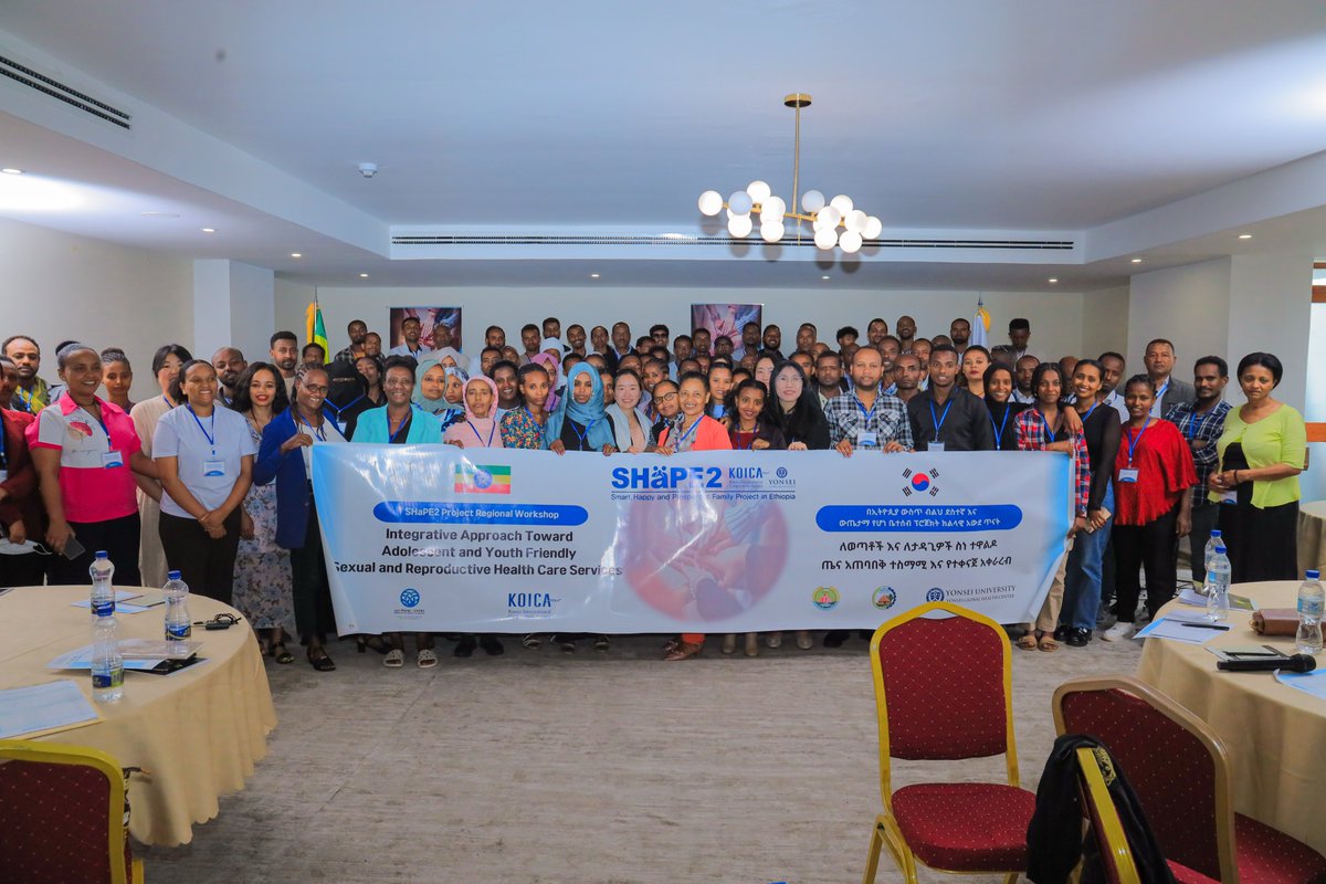 “Integrative Approach Toward Adolescent and Youth Friendly Sexual and Reproductive Health Care Services #YFS #SRHR” SHaPE2 regional workshop held for Central Ethiopia and Amhara region on 05th April 2024. #YGHC #KOICA #FMoH