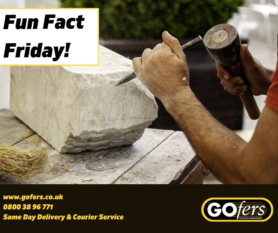 Did you know the world's first recorded courier was in ancient Egypt, where runners delivered messages carved in stone? Our vehicles are a bit faster than that! #funfriday #courier