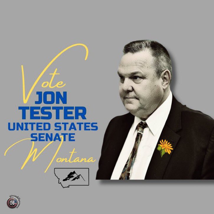 #DemVoice1 #DemsUnited #Allied4Dems JON TESTER is experienced & effective & one of the most productive Senators in Washington @jontester fights for the rights of Montanans, not big business or special interests With the attack on women’s reproductive freedoms, we NEED Jon…