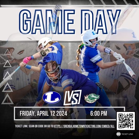 Let’s go girls!!! It’s game day Friday!!! 🆚 Gateway 📍Gateway ⏰ 6:00 Ticket link & QR code is available below!🎟️