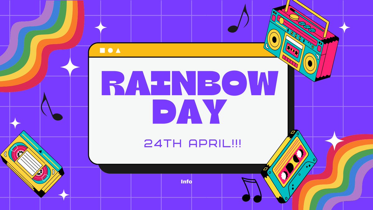 GCS_LE's tweet image. 🚨NEW Announcement🚨

🏳️‍🌈Rainbow Day🏳️‍🌈: Get ready for Rainbow themed activities, from quiz's and fancy dress competitions to rainbow themed food and drinks. We look forward to seeing you in your colourful costumes on the 24th!!! #EqualityforAll  #lgbtqiaplus