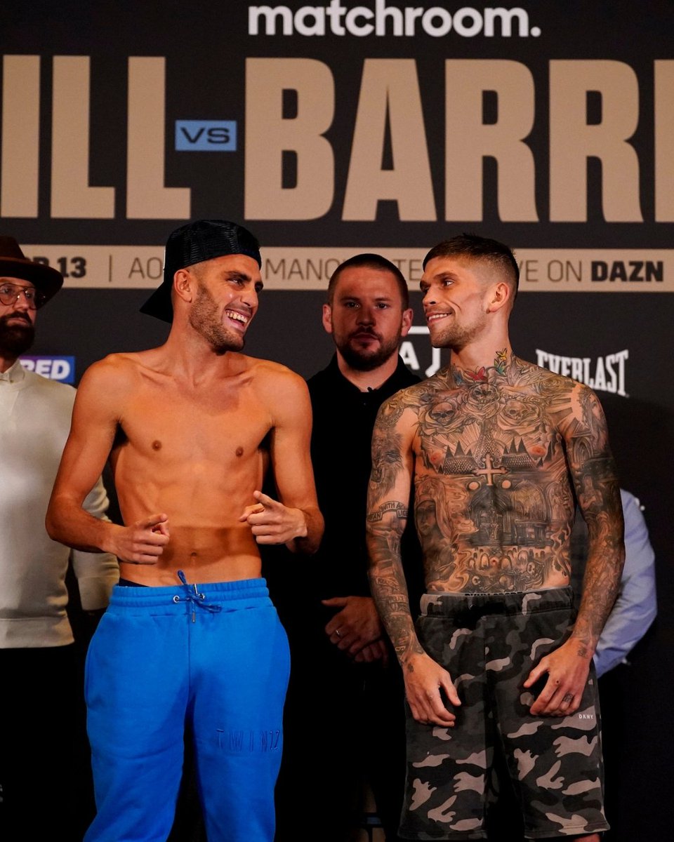 All smiles for now... 👀 #GillBarrett | April 13 | Live on DAZN