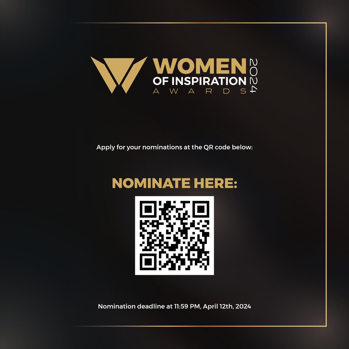 'Last chance to nominate! The Women of Inspiration Awards 2024 nomination link closes today at midnight! Don't miss the opportunity to recognize inspiring women. Thank you to all who have nominated or shared the link! form.jotform.com/240773298645367 #nominations'