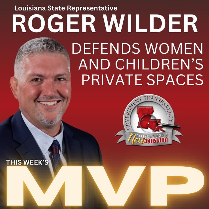 HB 608, aka the What is a Woman bill by State Representative Roger Wilder protects women and children in private spaces such as bathrooms and dressing rooms. #lalege