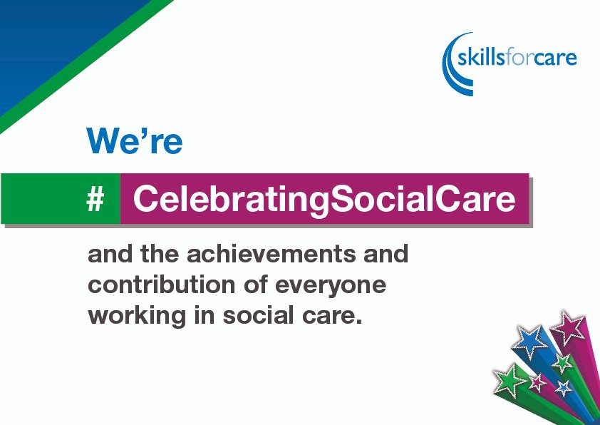 .@skillsforcare is #CelebratingSocialCare, encouraging the sector to celebrate the people who contribute so much through their work. Well done for this dedicated month of recognition; thank you to all those who make a valuable contribution. #socialcare #homecare