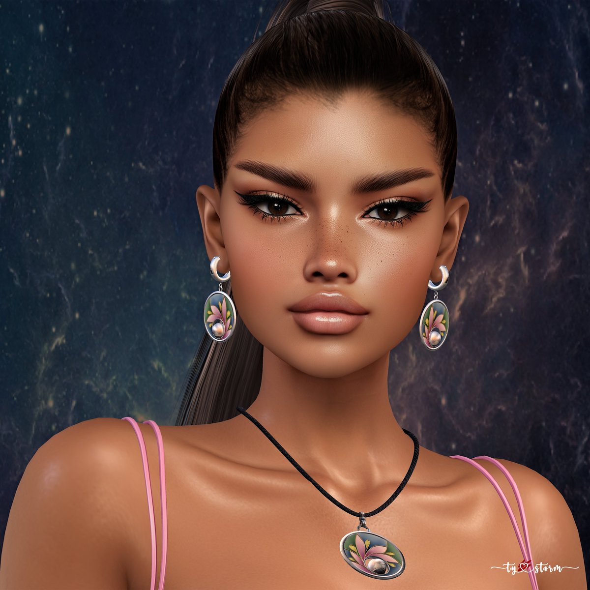 TyStorm_SL's tweet image. Zaza
– Skin: ives. Zaza Skin - LeLUTKA Evo X - #FATPACK.
– Necklace and earrings: [HJ] Signature Collection No. 2.
🌸 flickr.com/photos/ty_stor…
🌸 linktr.ee/tystorm
#IvesBeauty #HeartsdaleJewellery #secondlife #sl