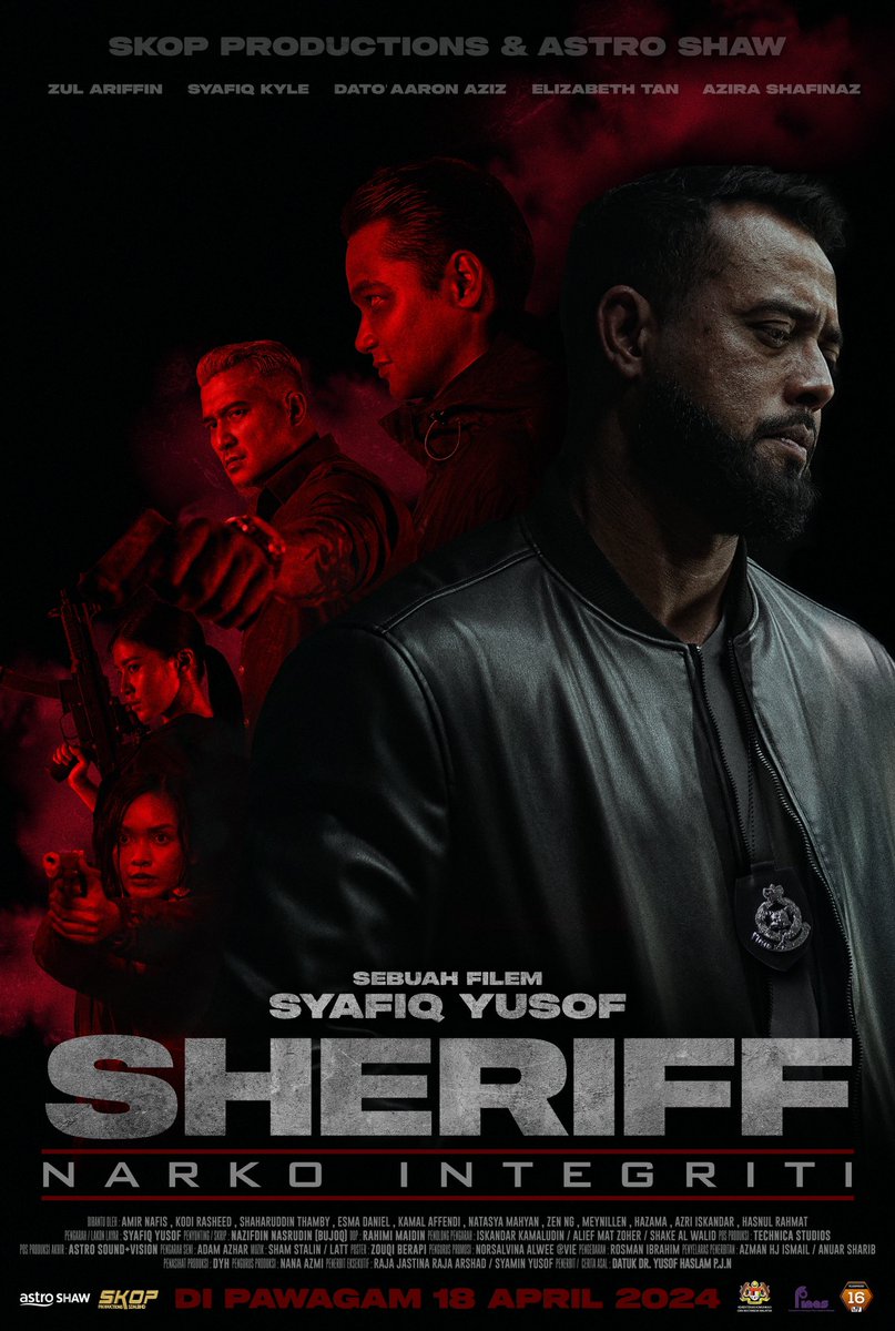 Official Poster 2 #SHERIFF #NarkoIntegriti Di Pawagam 18 April 2024