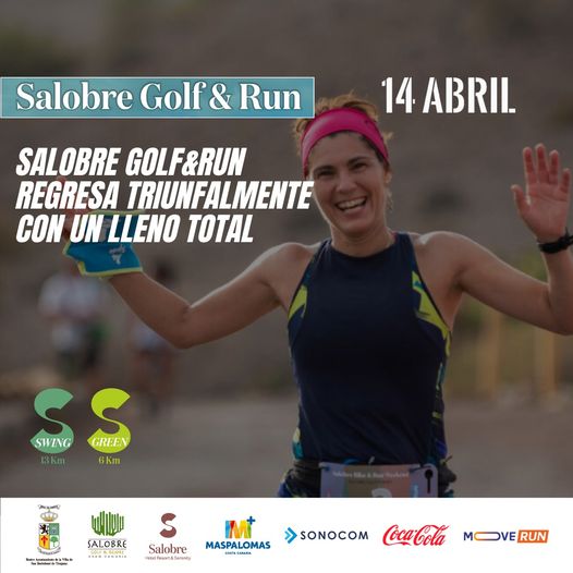 #SalobreGolfRun se aproxima por todo lo alto 🏃 Este domingo 𝟏𝟒 𝐝𝐞 𝐚𝐛𝐫𝐢𝐥 vuelve el evento de #running que combina pasión con el entorno extraordinario de #SalobreHotelResortSerenity 🧡 Lee la noticia 👉 bit.ly/4cQuyhf #GCTriBikeRun #GranCanaria | #MoveRun