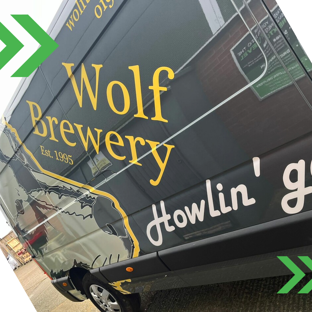 imprint_signs's tweet image. Wolf Brewery leads the pack with a full-coverage van wrap! Build your design from the ground up with any colours and finish you wish!

#VanWrap #VehicleWrap #SignageService #BusinessSignage #VehicleSignage #Norwich