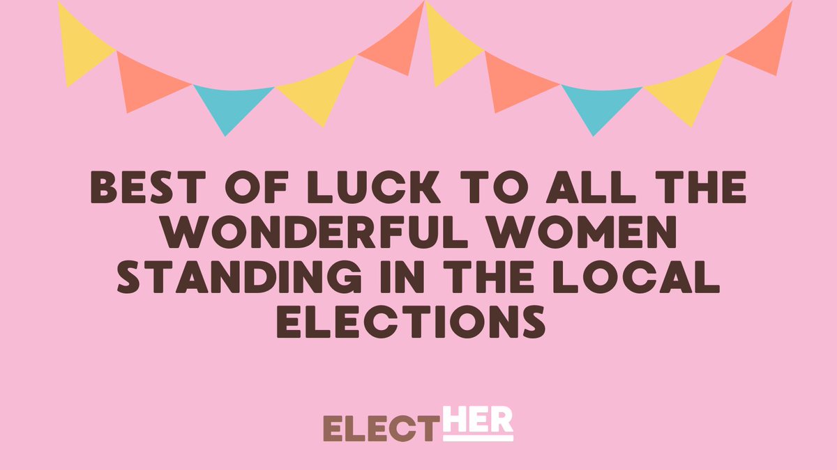 With local elections happening in parts of England and Wales on 2nd May, we wish all the women standing for election a big congratulations on getting selected and the best of luck! We'd love to see your campaigning journey, so feel free to share or tag us in any photos 🤩