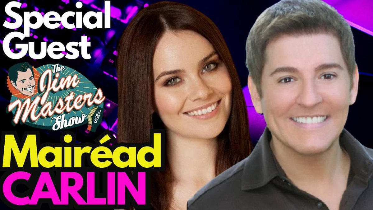 Celtic Woman's Grammy-Nominated vocalist MAIREAD CARLIN  is my special guest today live at 12pm ET 9am PT 4pm GMT on The Jim Masters Show LIVE! Watch here: youtube.com/jimmasterstv. #thejimmastersshow #live #jimmasterstv #celticwoman @Celtic_Woman @MaireadCarlinFa #music #irish