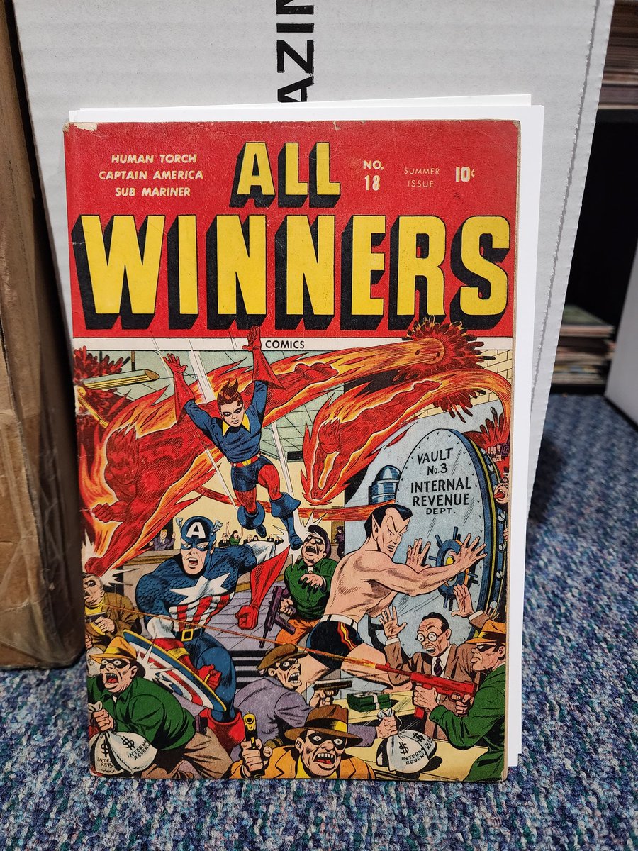 Classic Shomburg cover! ALL Winners #18! Dm offers #comics #goldenage