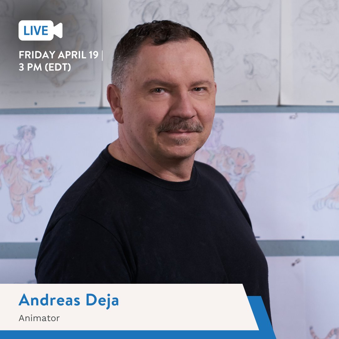 Catch @OfficialAdeja live in #TheLocherRoom on April 19th, 3 p.m. EST! He'll share his journey with #Mushka, a tribute to classic #Disney. Discover the inspirations behind this animation legend's directorial debut after a 30-year Disney career.