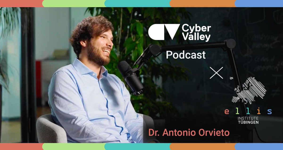 🎙 The first episode of the @Cyber_Valley Podcast with our Principal Investigators is now out! 🚀 @Orvieto_Antonio #AIPodcast #AIResearch #AI 🔗 Learn more: institute-tue.ellis.eu/en/news/cyber-…