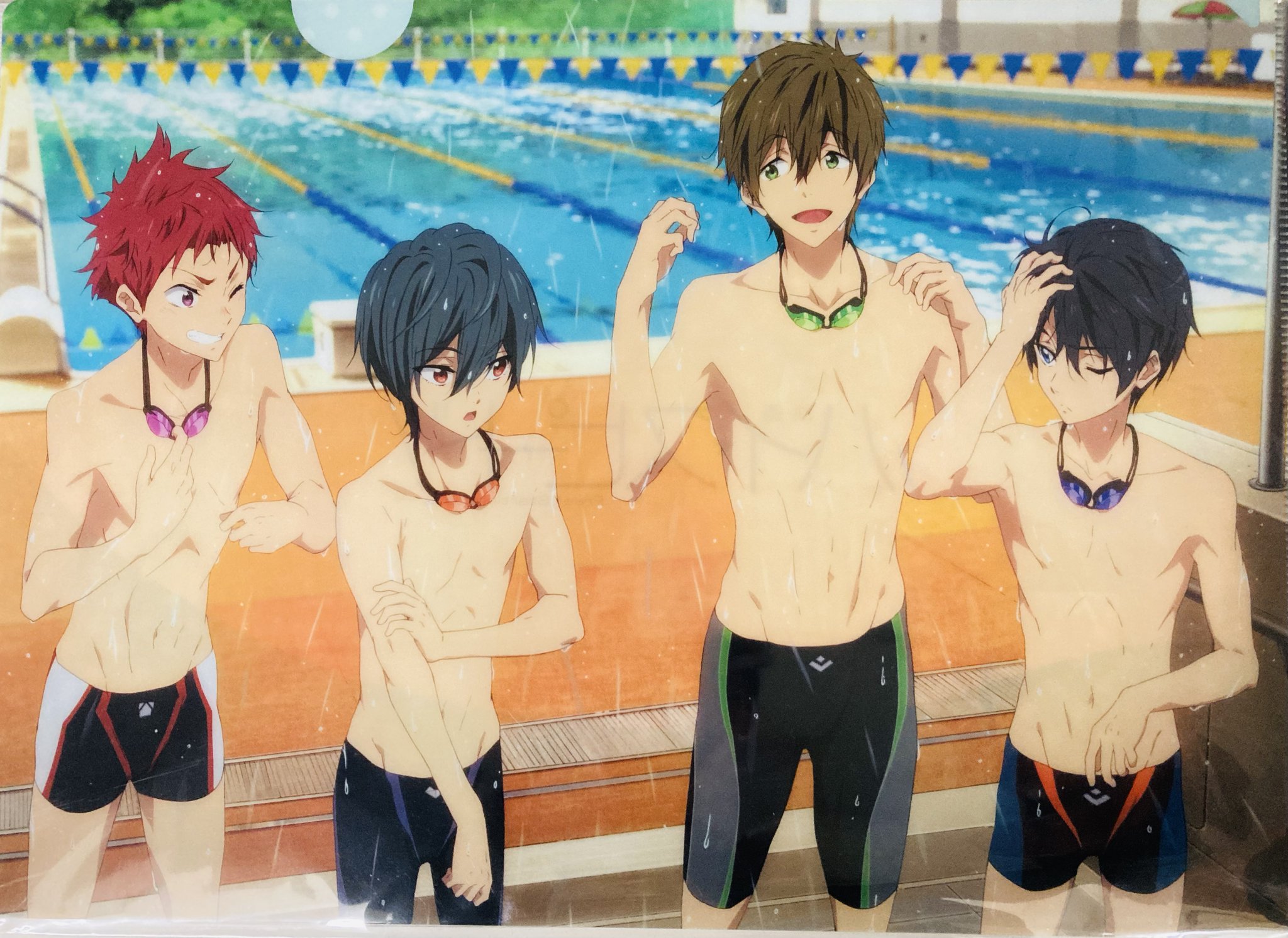 新品未開封 Free! ハイスピード 岩鳶中水泳部スペシャル複製原画色紙アルバム Free! ハイスピード 岩鳶中水泳部スペシャル複製原画色紙アルバム