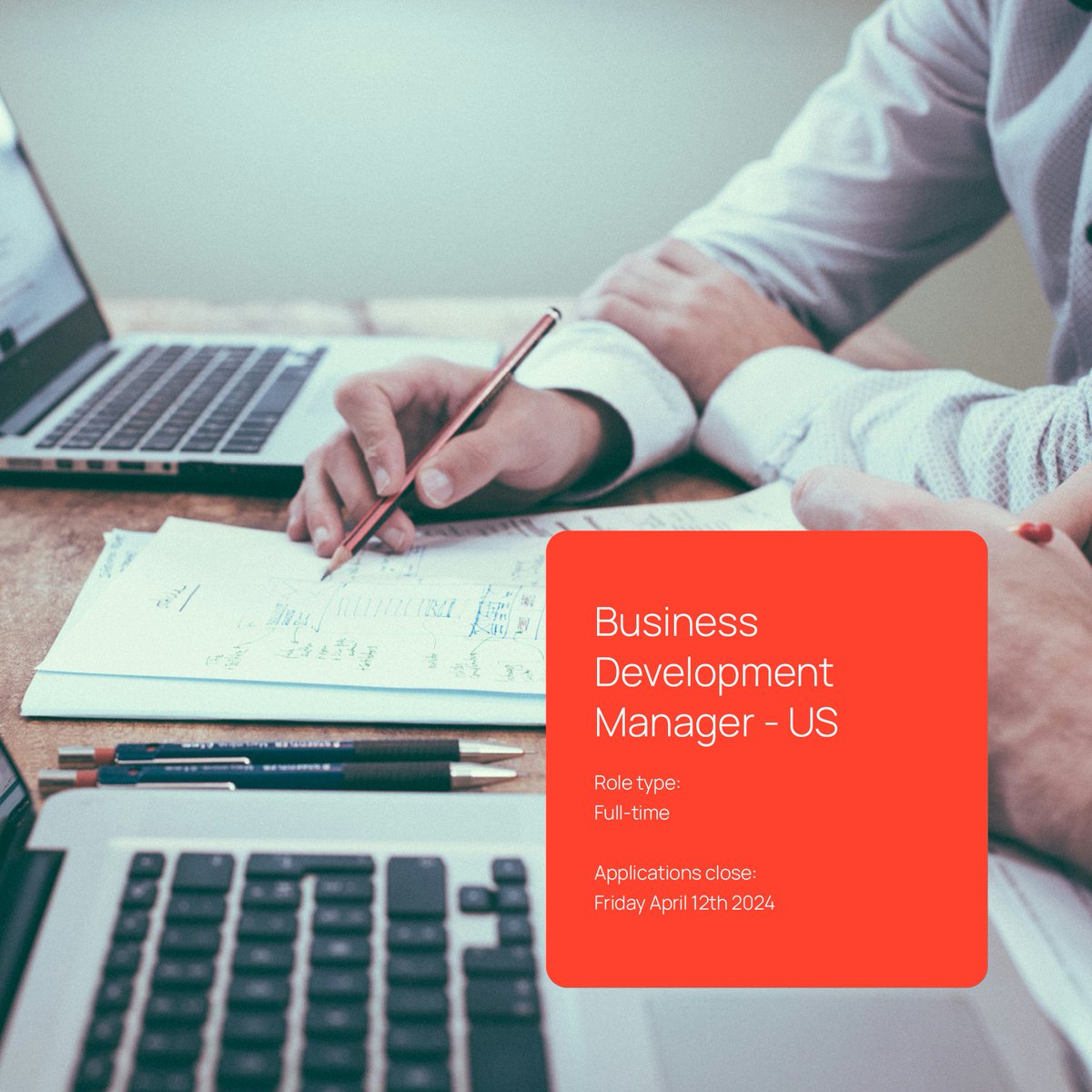 Deadline day! 📅 If you're intending to apply for our Business Development Manager role in the US, today is the final date to submit your CV and covering letter. All the details are here: bit.ly/EPICxBDUS