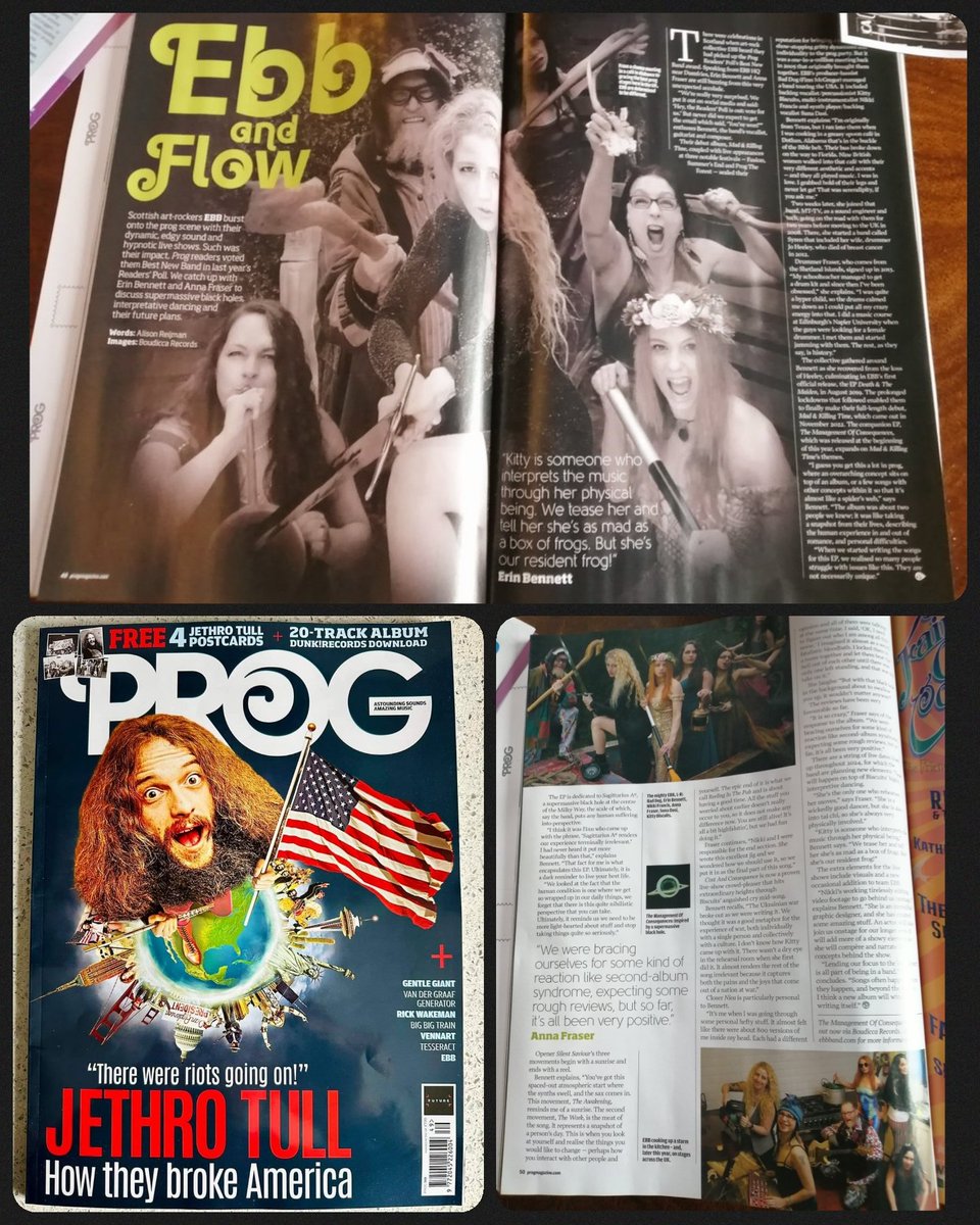 Tralala oh nothing just a 3 PAGE FEATURE IN PROG MAGAZINE

#music #progrock #artrock #prog #progtothepeople #progmagazine #article