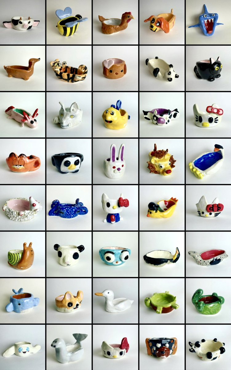 Shout out to our Shields 3D Art Studio with ceramic animal pinch pots!  #sailfishswimtogether <a href="/fisher_deanna/">Deanna Fisher</a>