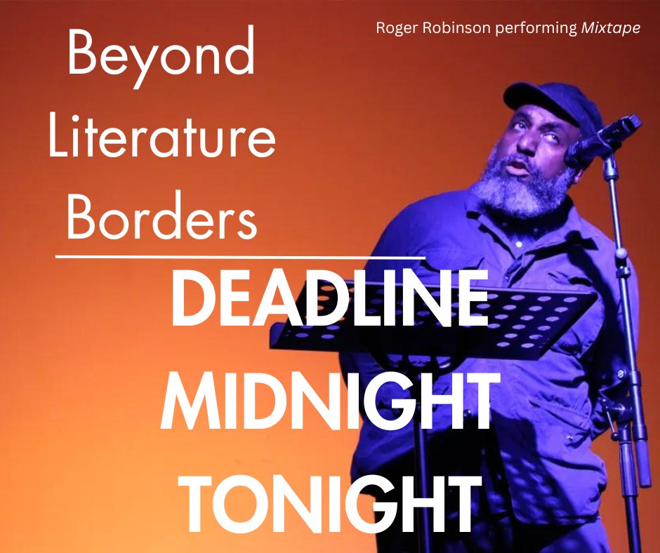 Less than 12 hours until the Beyond Literature Borders deadline - get your application in now for one of these new grants to support international projects! speaking-volumes.org.uk/beyond-literat…