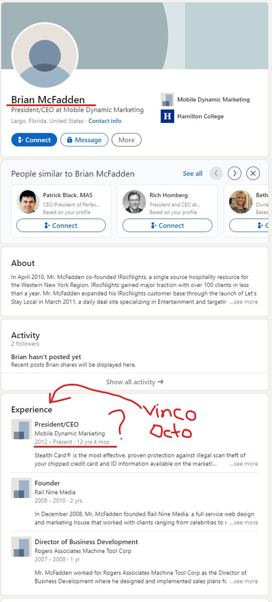 $BBIG $OCTO This bald headed eagle has flown away & scrubbed his entire life from all the acts of crime he was involved in from Vinco Ventures to Cryptyde & beyond. He has removed his images & existence of his crimes. NEWS FLASH BALDY... We have receipts & you left a hell of a 👣