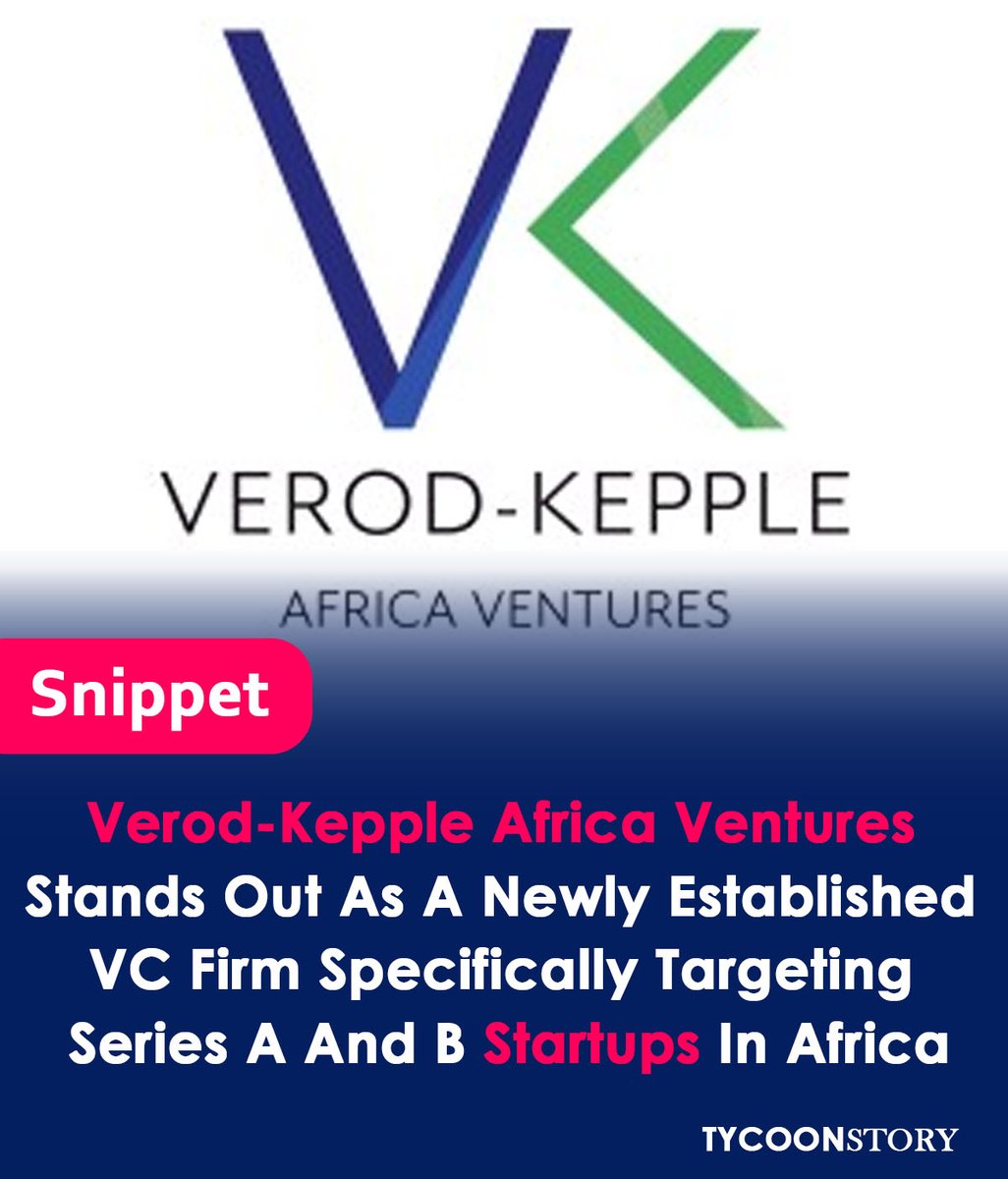 Verod-Kepple Africa Ventures closes $60 million fund to invest in Series A and B startups across Africa #AfricanVC #VentureCapital #Investment #Funding #Startups #AfricaRising #VKAV #VerodKepple #GrowthStage #SeriesA #SeriesB #LocalInvestors #PanAfrican #Fintech @VerodKepple