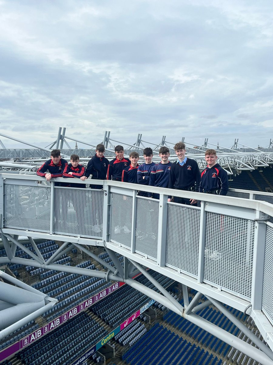 Transition Year students visited Croke Park yesterday 📸