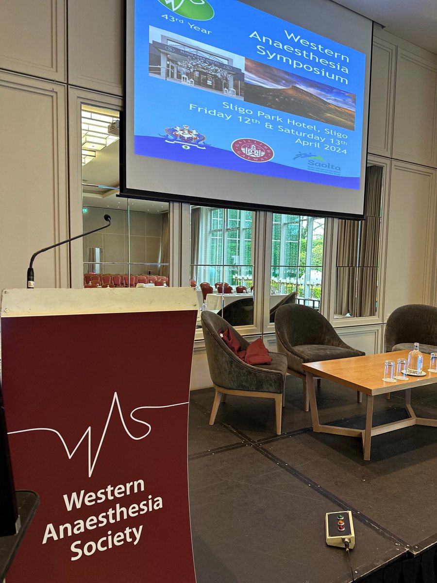 sligoparkhotel's tweet image. We are delighted to be hosting this years Western Anaesthesia Symposium this weekend at The Sligo Park Hotel. @saoltagroup  #conferencevenue #conferenceevents