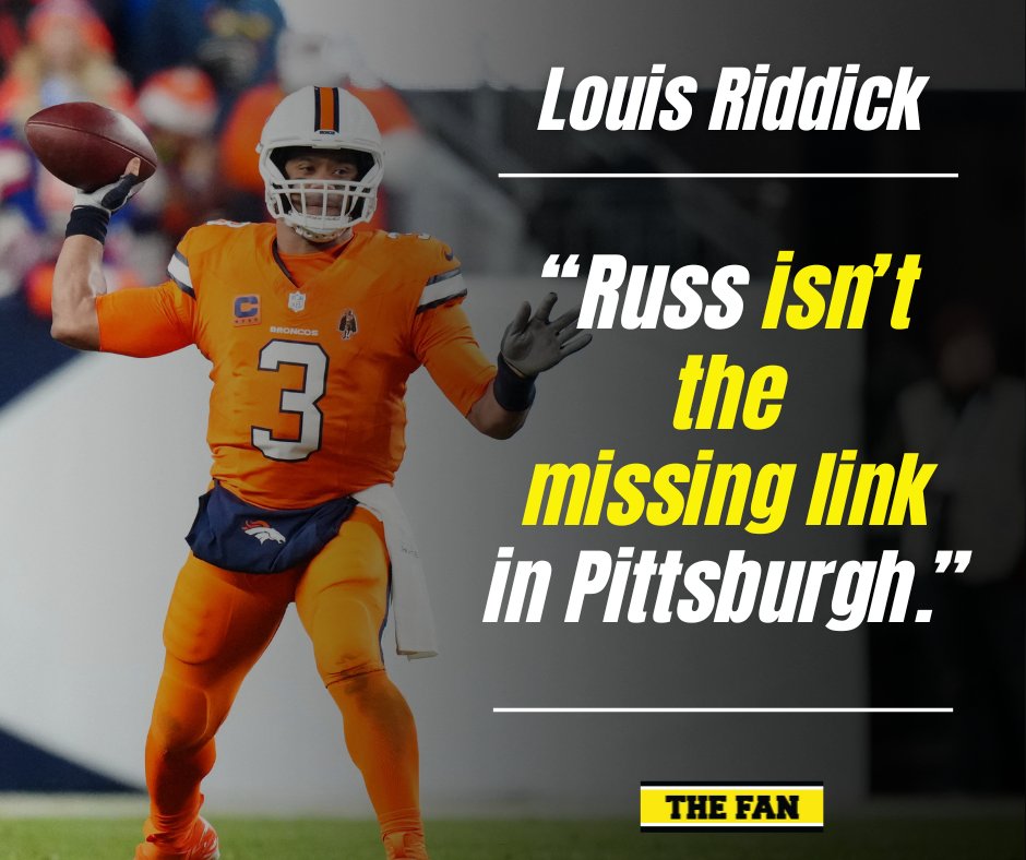 ESPN's Louis Riddick doesn't see Russell Wilson working out with the #Steelers like Tom Brady did in Tampa Bay and Peyton Manning in Denver. Riddick believes Justin Fields has a better outlook in Pittsburgh. Listen: bit.ly/43Upcxm
