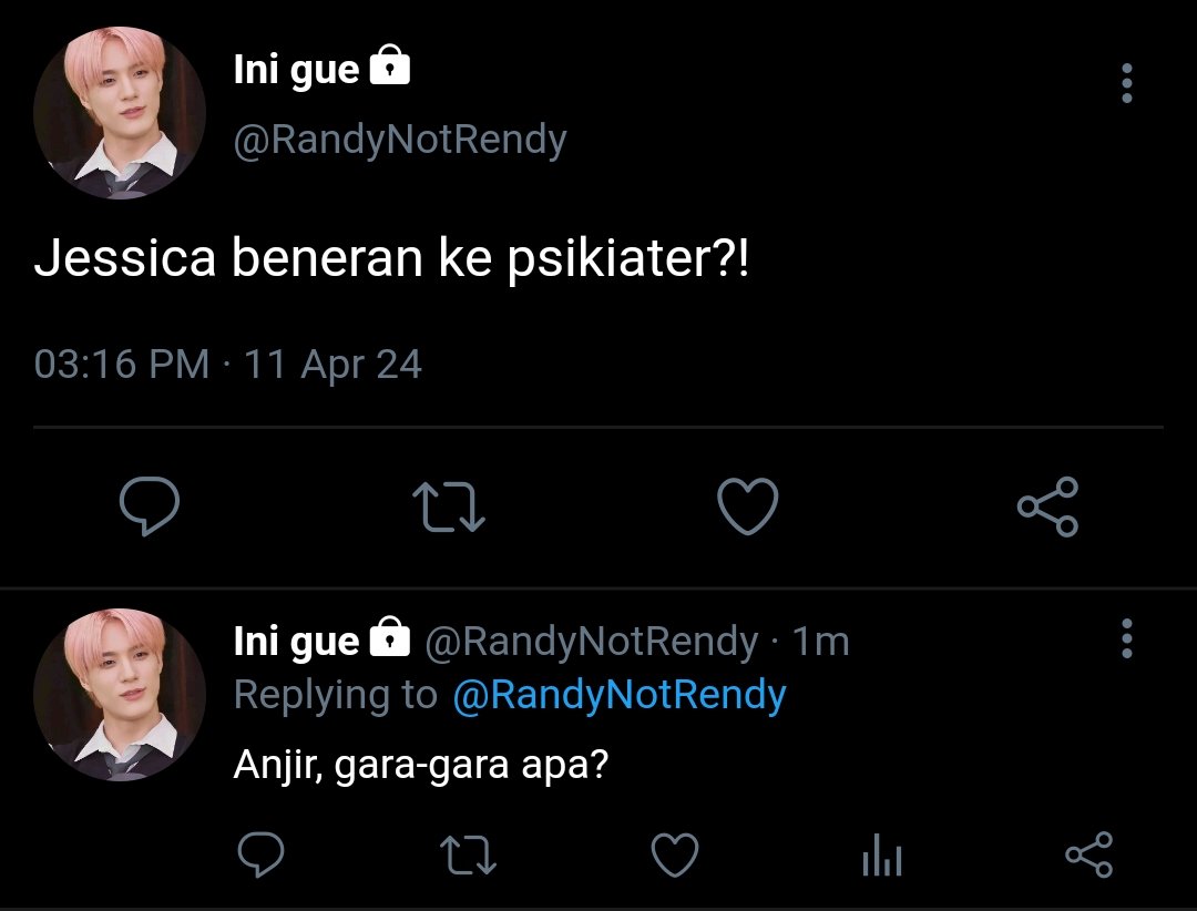 seulseuliyaa's tweet photo. — I wanna save you

a lee jeno few tweets au
by seulseul

tw/ mental issues https://t.co/8Tguh2e4tV